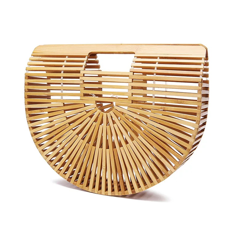 

Retro Large Bamboo Woven Beach Bag f Circle Basket Handbag Soft PU Leather oulder Bag for Women Daily Use ZOROMSS