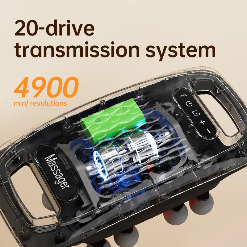 20-رؤساء فآسيا بندقية عالية التردد الاهتزاز تدليك الجسم بندقية الظهر والخصر مدلك الرقبة الكتف مدلك العضلات masajeador #5