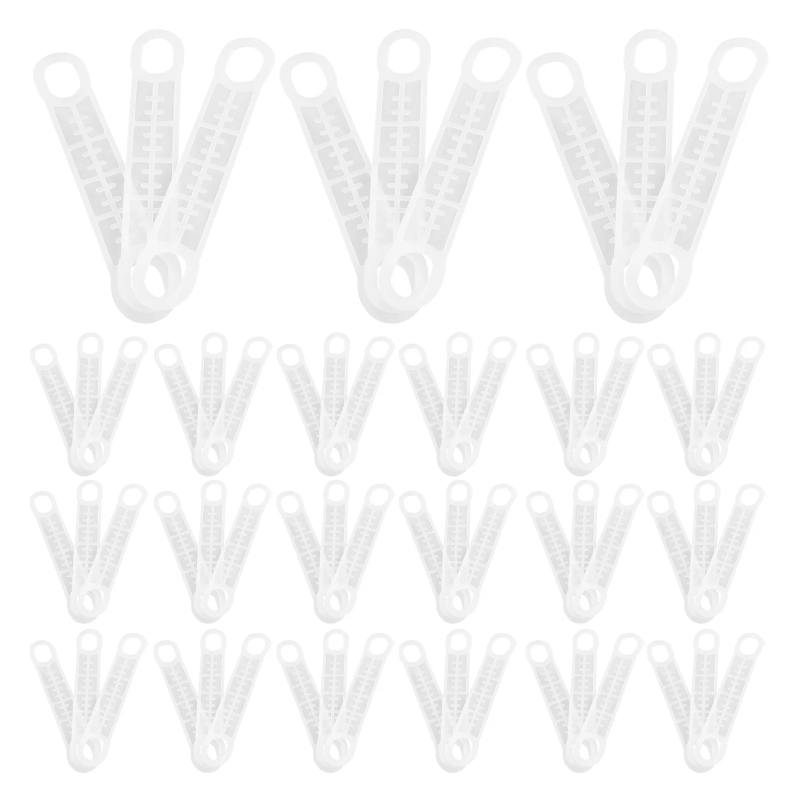 

100Pcs Silicone Transparent Non Slip Hanger Grips Clothes Rack Pads Clothes Hanger Accessories Silicone Strips for Clothing