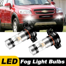 2PCS For Chevrolet Captiva 2012 2013 214 2015 2016 2017 LED Car Front Fog Light Bulbs DRL Lamps 2504 PSX24W 12276 Accessories