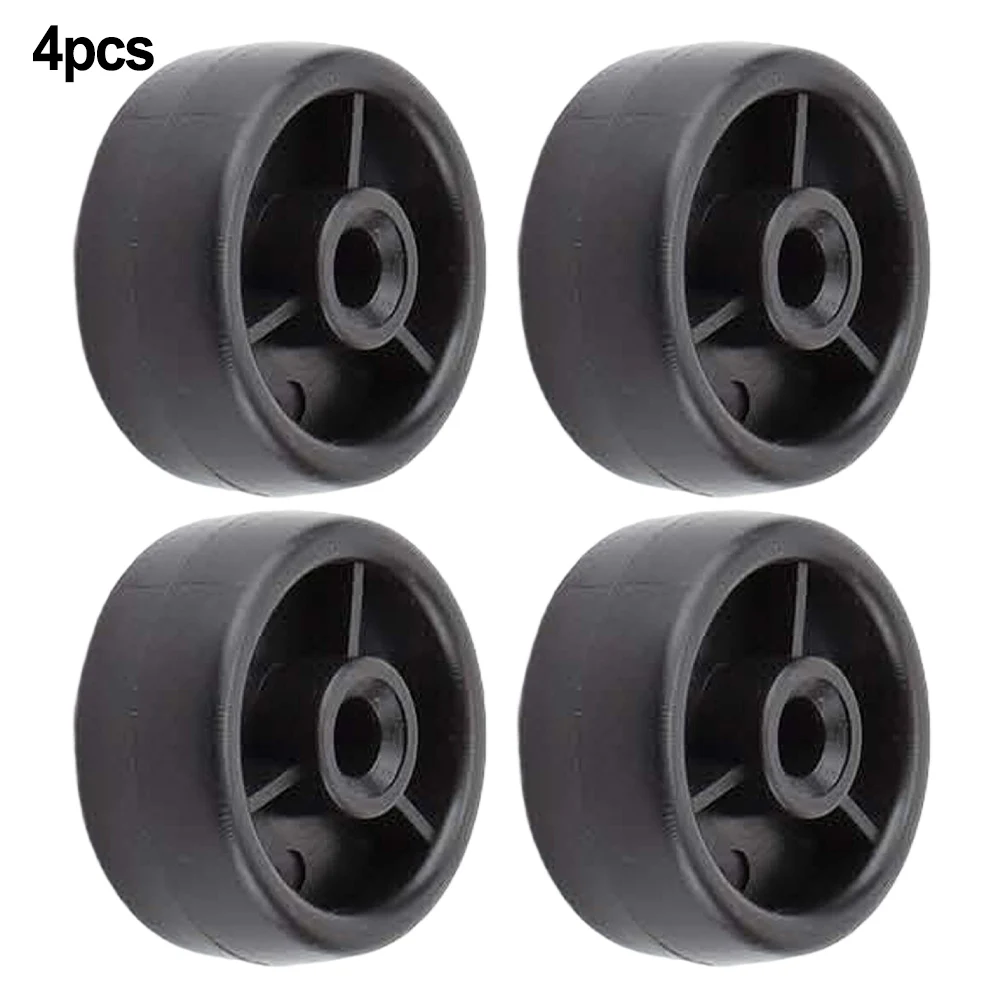 4pc Fitness Equipment Wheels Caster Fitness Equipment Maintenance Nylon Wheel 50mm Replace For Gym Equipment Exercise Bike Wheel