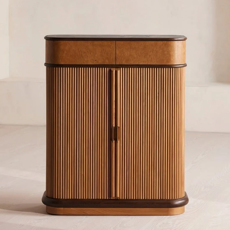 Modern Luxury Marble Countertops Wood Frame Colored Bedroom Side Cabinet Dressing Table