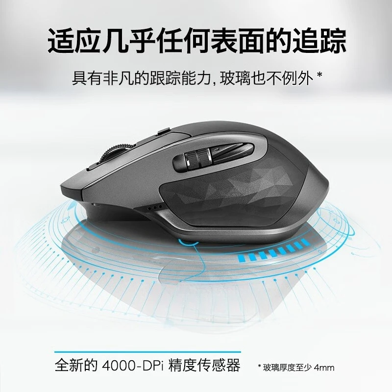 Master 2S BLE Ratón inalámbrico Bluetooth Oficina Modo dual Negocios