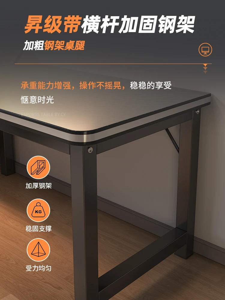 Corner Computer Desk Desktop Home Gaming Table Double Desk Bookshelf Bedroom Desk Workbench Corner Table