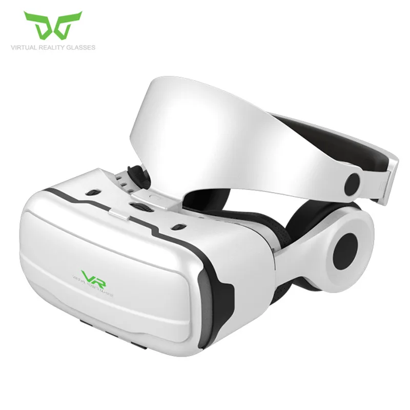 VR Shinecon 3D Virtual Reality Glasses with Earphones, High Definition Voice VR Earphones with Earphones