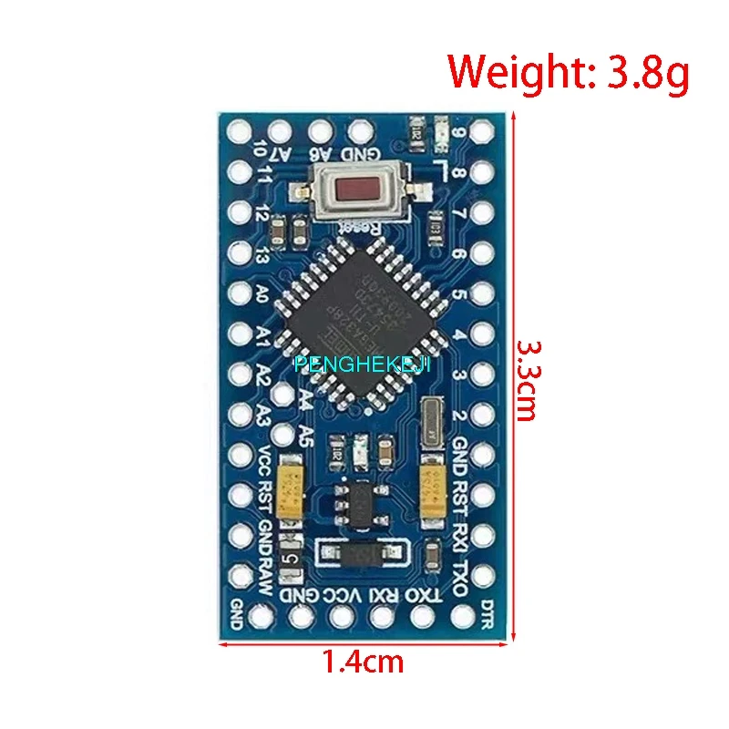 pro mini улучшенный ATMEGA328P 3,3 В/8 м |   Интерактивные средства 5В/16М