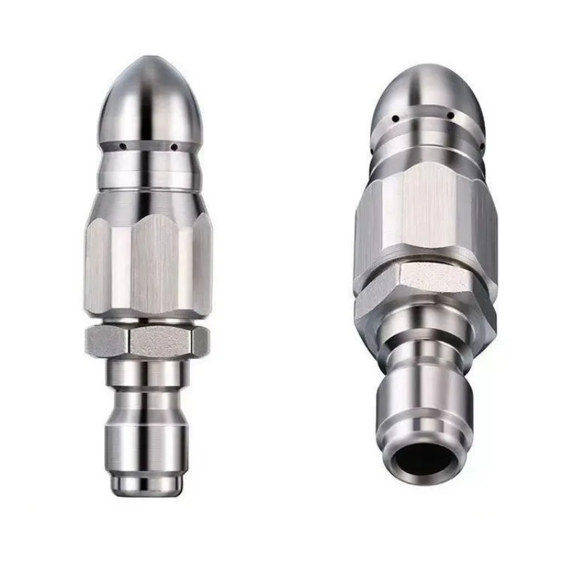 10/1개 하수구 제터 노즐 하수구 청소 도구 고압 세척기 마우스 헤드 압력 분무기 부품 세척 청소 액세서리