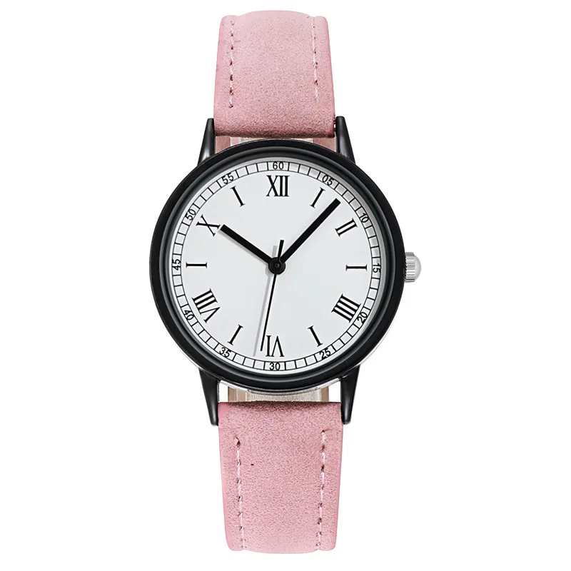 Reloj de pulsera de cuarzo para Mujer, cronógrafo informal de cuero, de lujo