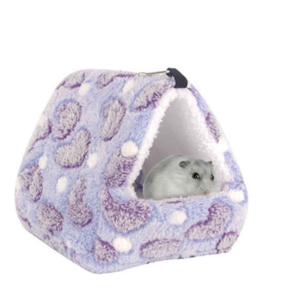 

Soft Cotton Hanging Hamster Hammock Warm Bedding Easy Clean Cage Hanging Pet Bed Pet House Wall Mount Hammock for Pets