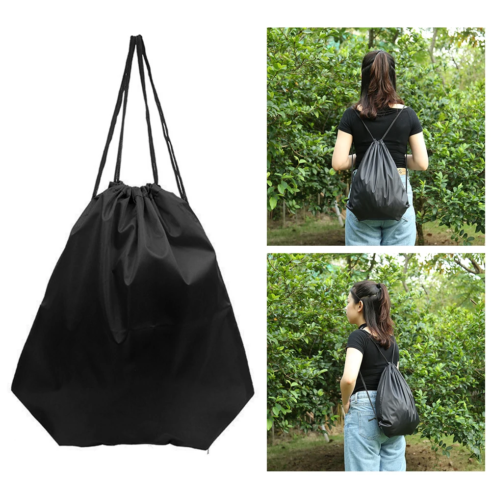 Drawstring Gym Bag Trainer String Bag Multifunction Outdoor Storage Bag Waterproof Lightweight for Travel Beach