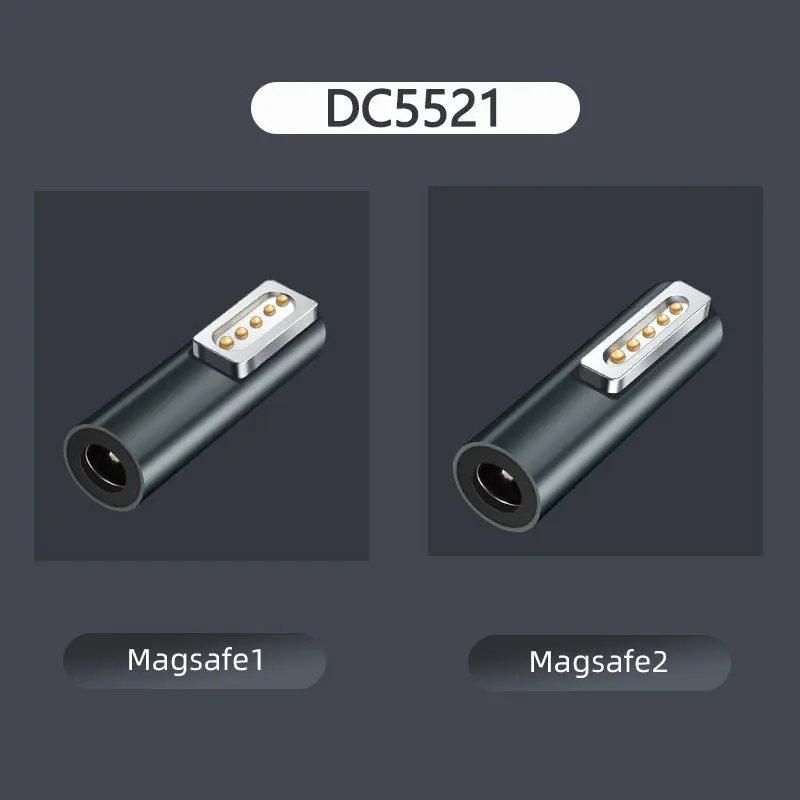 Adaptateur pour MacPleMagsafe 1, Magsafe 2, câble magnétique de type C pour MacPlePro Air USB C femelle, convertisseur de prise de charge rapide