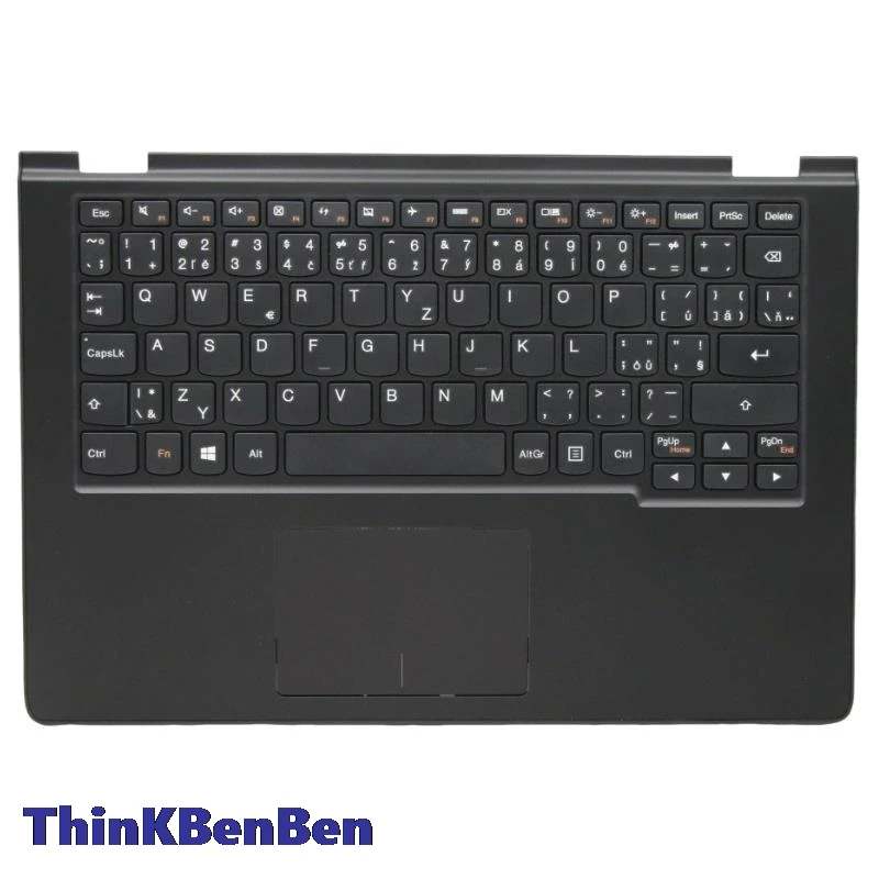 

CZ Czech Black Keyboard Upper Case Palmrest Shell Cover For Lenovo Yoga 2 11 90205015