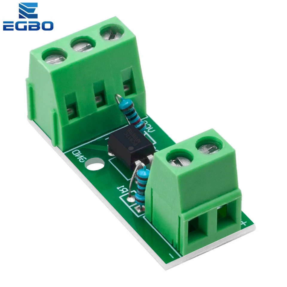 1~20PCS 1 Channel Way Optocoupler Isolation Module PC817 3V-5V 12V 24V Photoelectric Isolator Rail Holder PLC Drive Motor Board, image 6