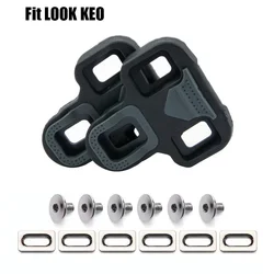 Road Bikes Pedal Cleats Self-Locking Pedal Cleat for LOOK KEO Ultralight Bike Pedal Bicycle Accessories Cycling Cleats Parts