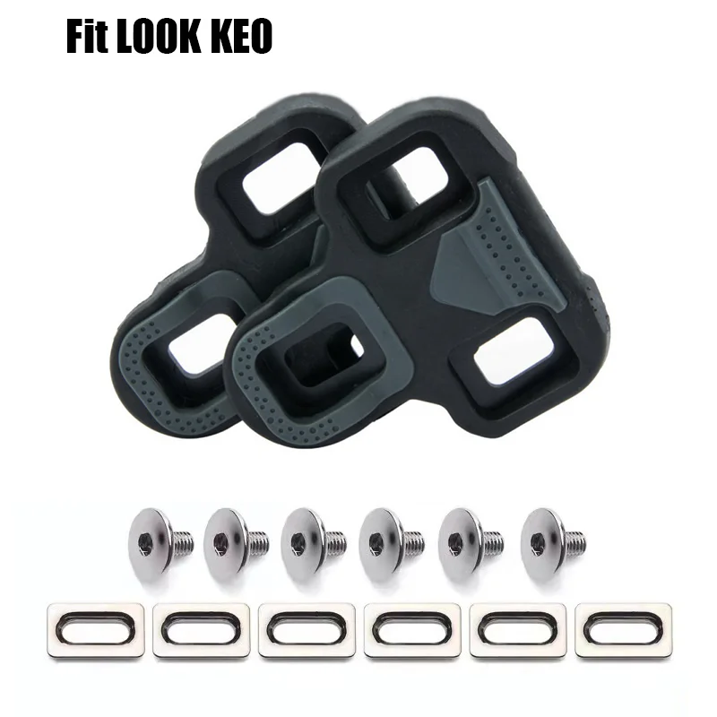 Road Bikes Pedal Cleats Self-Locking Pedal Cleat for LOOK KEO Ultralight Bike Pedal Bicycle Accessories Cycling Cleats Parts