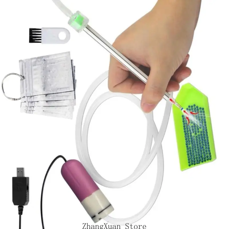 3XUF Convenient Gemstones Art Pen with Adjustable Vacuum Pumps For Presision Drilling