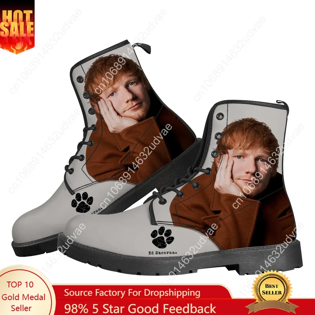 

Ботинки Ed Sheeran: мужские, женские, подростковые, повседневные, для улицы, легкие, высокого качества, с принтом на заказ для пар