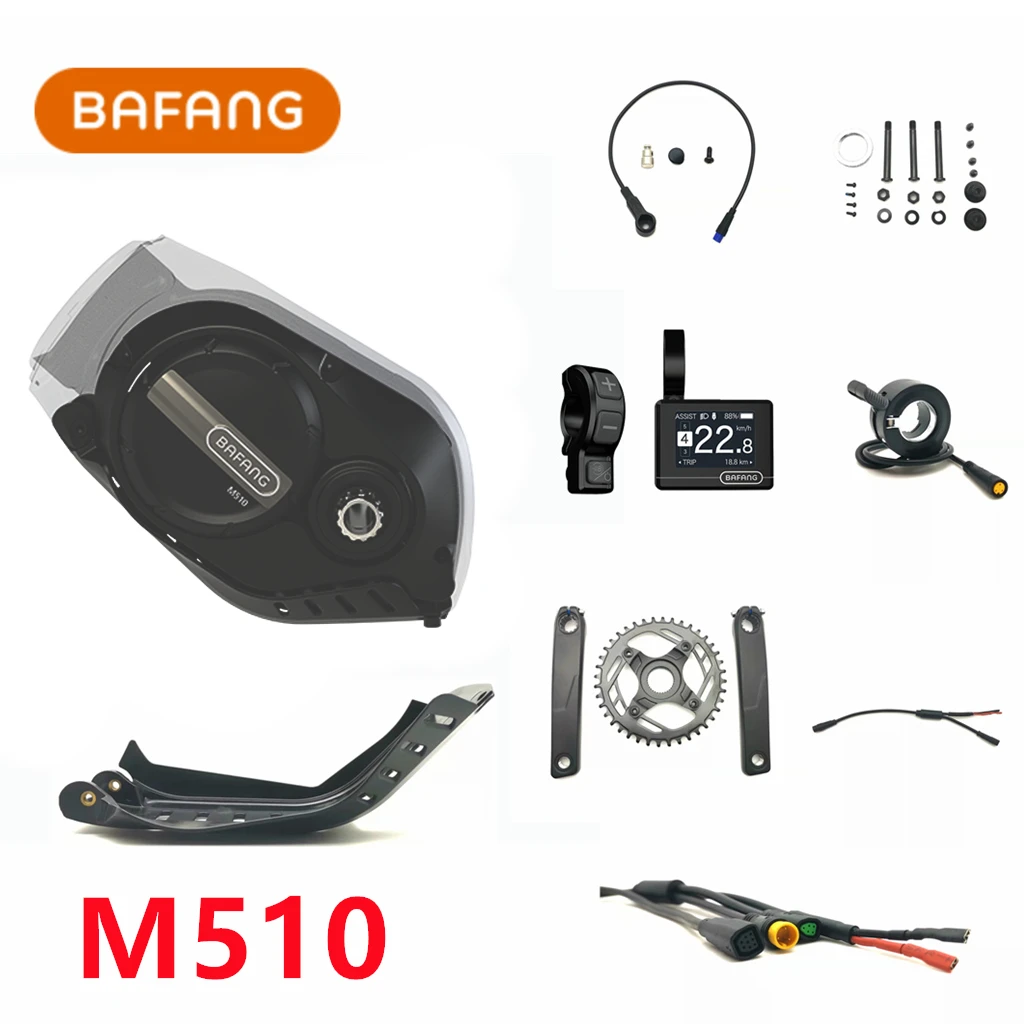 BaFang-8Fun Torque Motor Conversion Kit, Colorful Display, M510, G522 -36V, 43V, 48V, 250W, DPC240