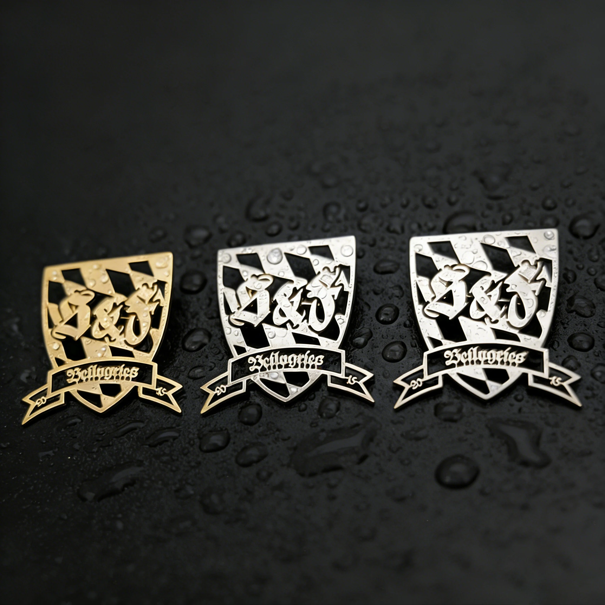 

Personalized Company Logo Brooch Custom Staff Badge 304L Stainless Steel Anti Allergy Metal Pin Support Custom Design Drawing
