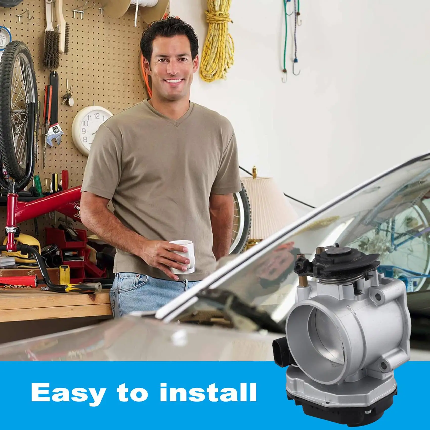 

Throttle Body 021133064A 021133061A 408-237-120-001Z For Passat 2.8L Jetta 2.8L Golf Eurovan 2.8L GTI VR6