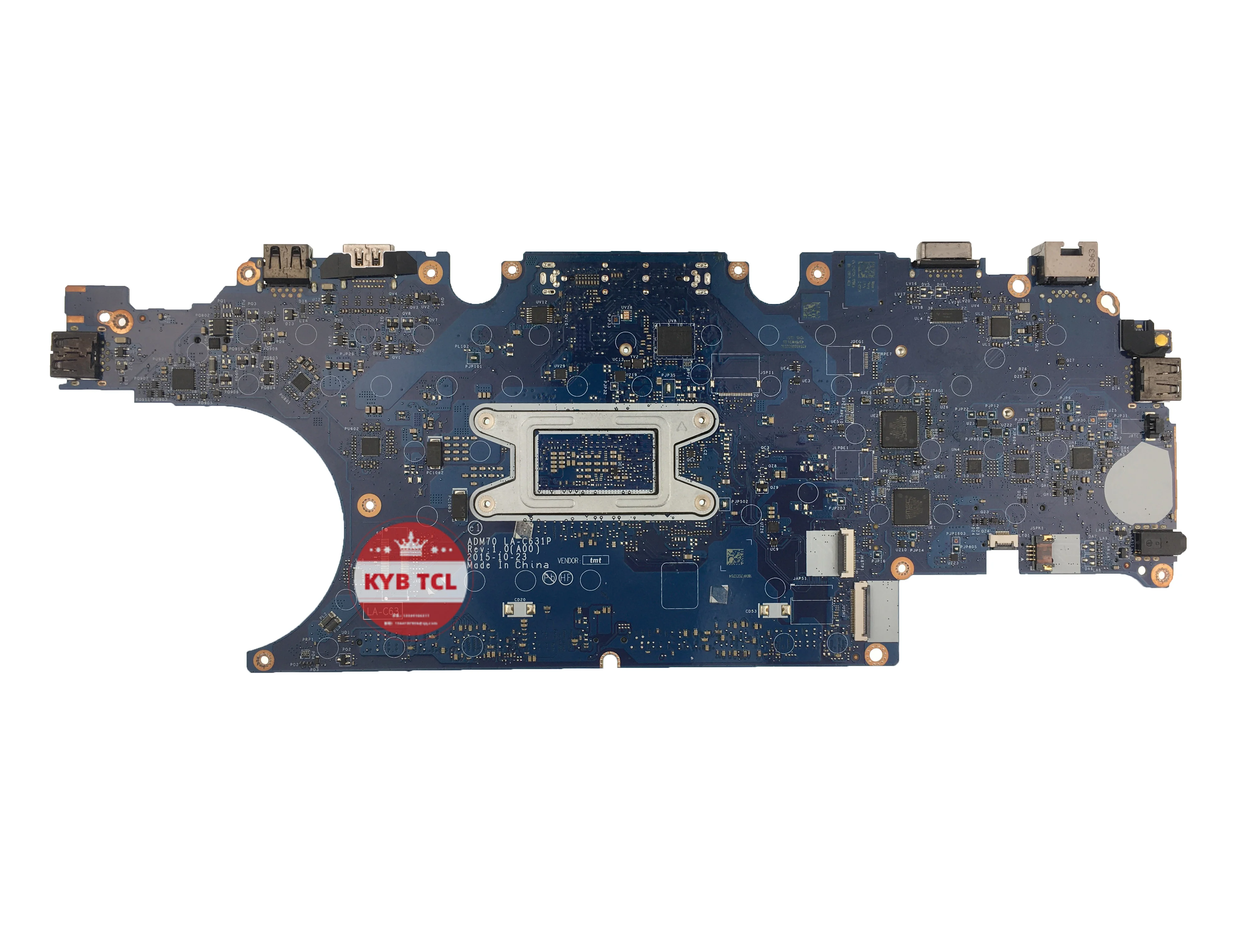 HCP0K MF60T FCY9K 0VJ1G Mainboard ADM70 LA-C631P For DELL Latitude 14 5470 E5470 Laptop Motherboard 0HCP0K 0MF60T 0FCY9K 00VJ1G