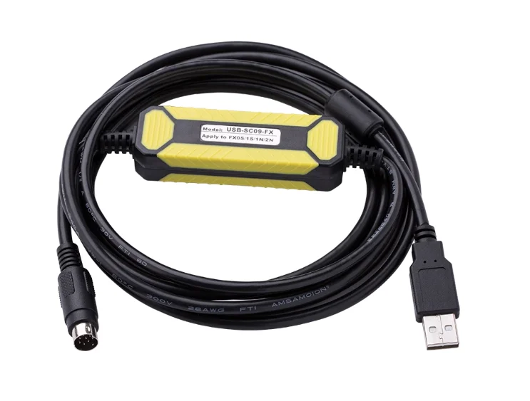 

Кабель для программирования ПЛК USB-SC09-FX, USB/RS422, для серии [название серии], новый и оригинальный