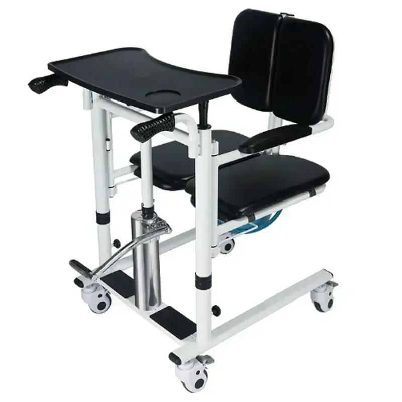 Transfer machine for elderly care, paralyzed, bedridden, and disabled patients, multifunctional hydraulic lifting transfer chair