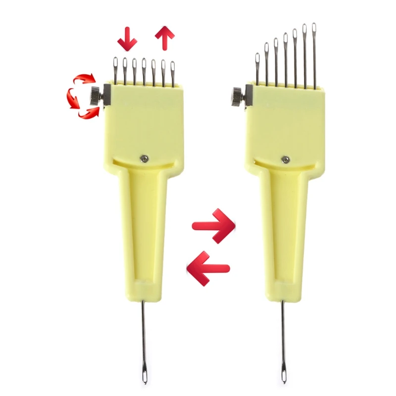 1x7 Needles Adjustable Transfer Tool For 4.5mm/9mm Knitting Sewing Machine New Drop Shipping