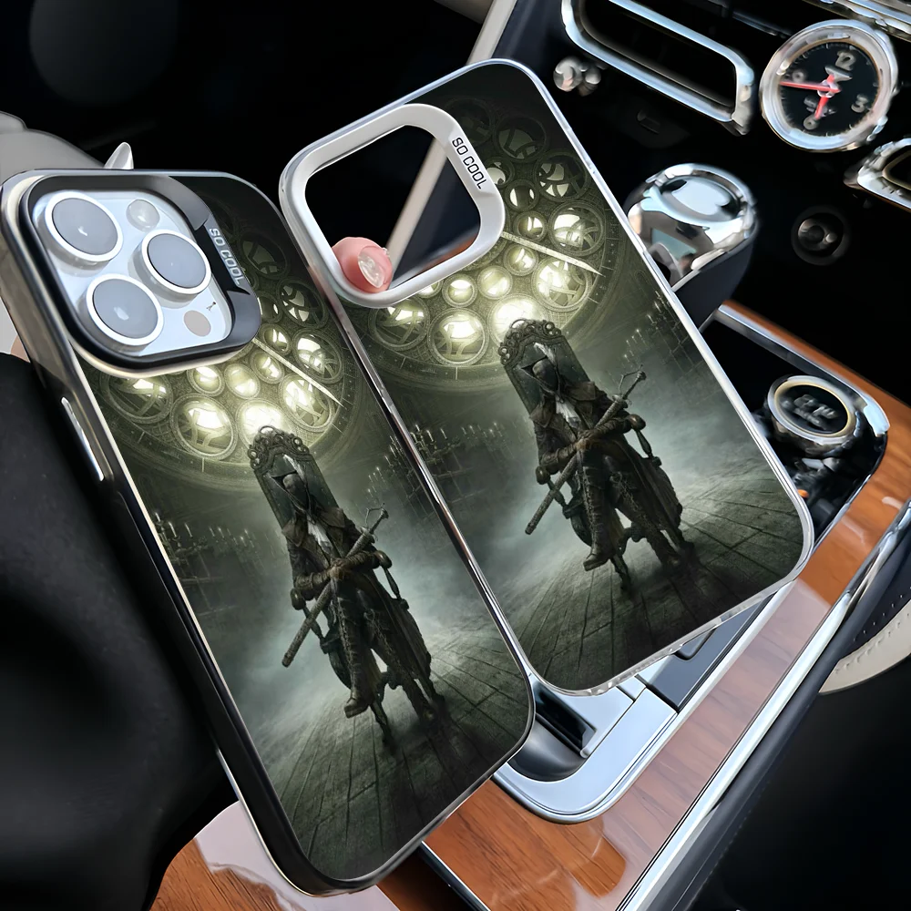 Epc Game Bloodborne Phone Case IMD Phone Case For IPhone 16 15 14 13 12 11 Pro Max Plus Color Silver Cover