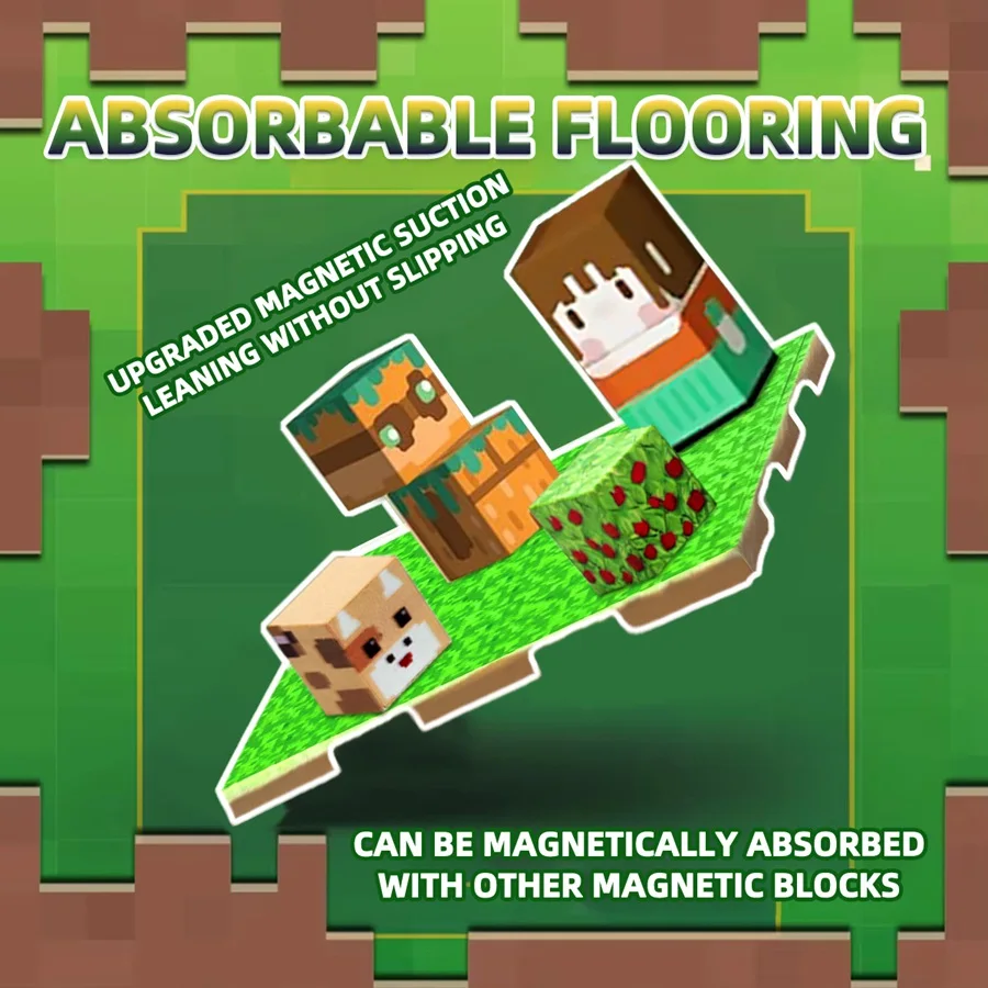 2/4/10 PCS Magnetic Base Plate Variety Baseplates Match DIY Magnetic Building Blocks Toys for Boys and Girls Children Gift