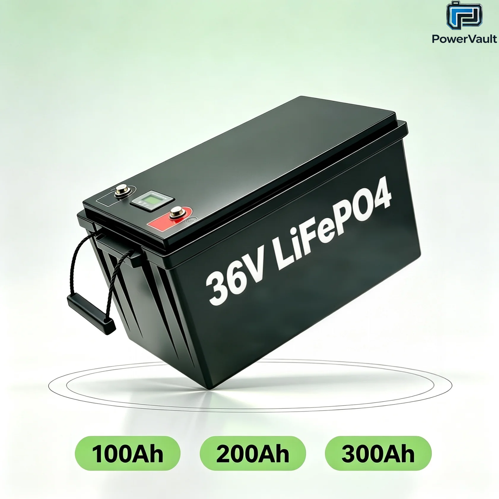 36V LiFePO4 Lithium Battery 100Ah-300Ah Deep Cycle BMS for Golf Cart Solar Marine Trolling Motor RV