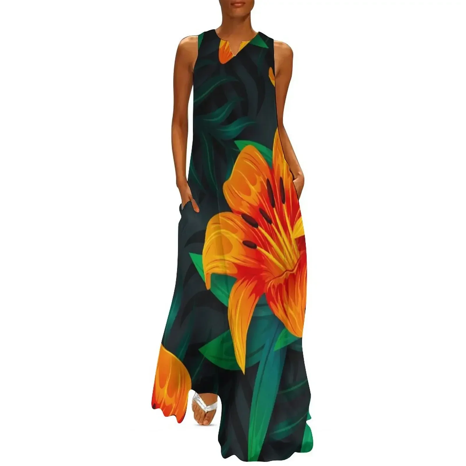 

beautiful flowers p Long Dress woman dress women formal occasion dresses dresses for womens 2025 Dress