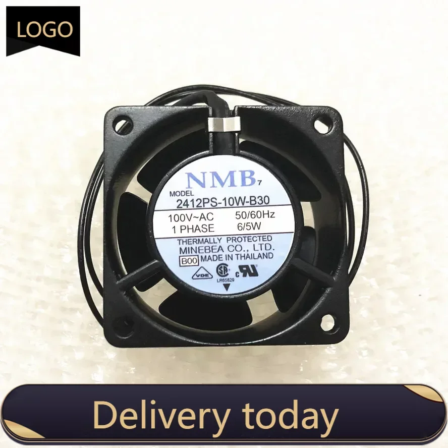 

Original NMB 2412PS-10W-B30 6028 100V 6W 60MM Inverter AC Fan 6CM 60*60*30MM 2 Wires