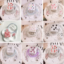 Charger Protector Cable Organiser for iPhone 15 16 14 13 Pro Max 11 12 18W 20W PD Cute Data Cable Management Cord Winder Shell