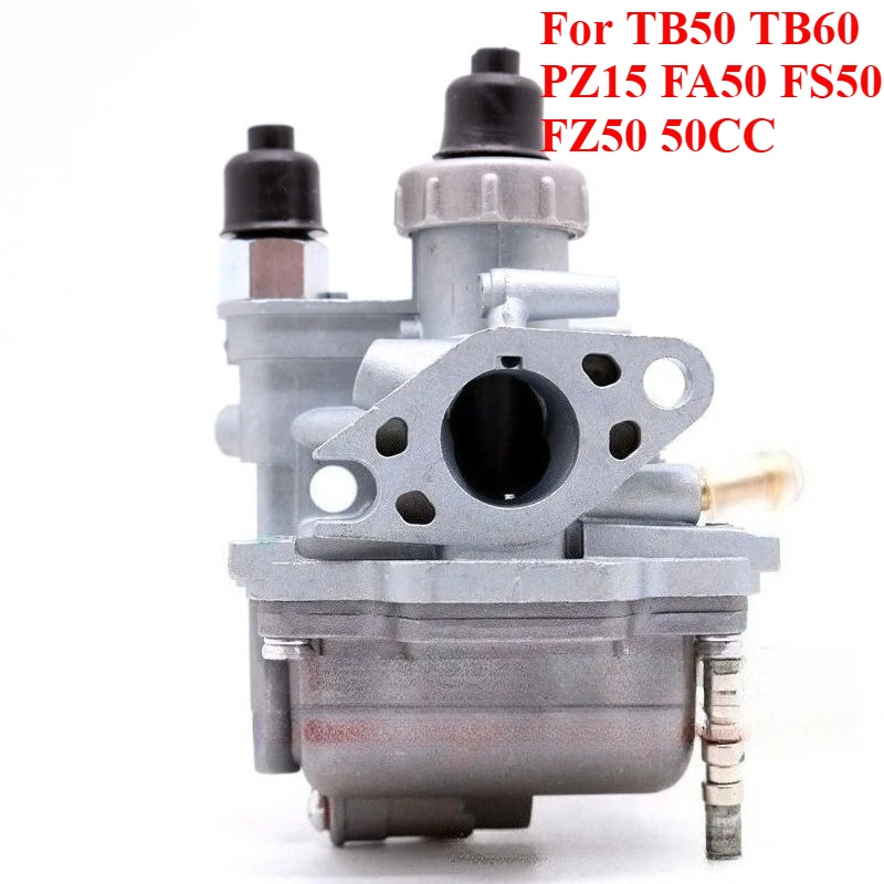Карбюратор для TB50 TB60 PZ15 FA50 FS50 FZ50 50CC, карбюратор для мотоцикла, 1 шт.