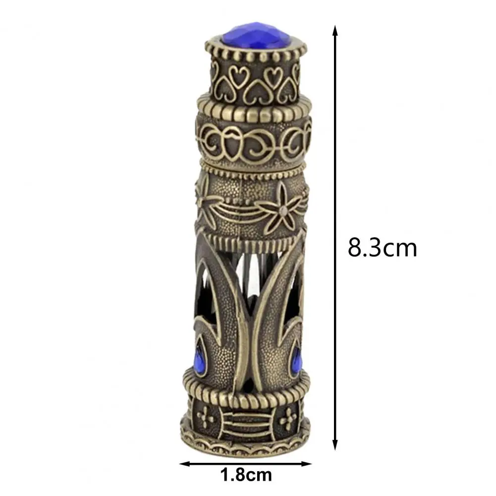 Unique  Refillable Bottle Carved Vintage Women Essential Oil Bottle Easy to Carry Reusable Perfume Bottle Beauty Salon Supply