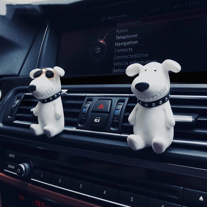 Smiling Dog perfume perfume seat Car Air Freshener perfume Auto Interior Perfume Fragrance Ornament Accessories decoration