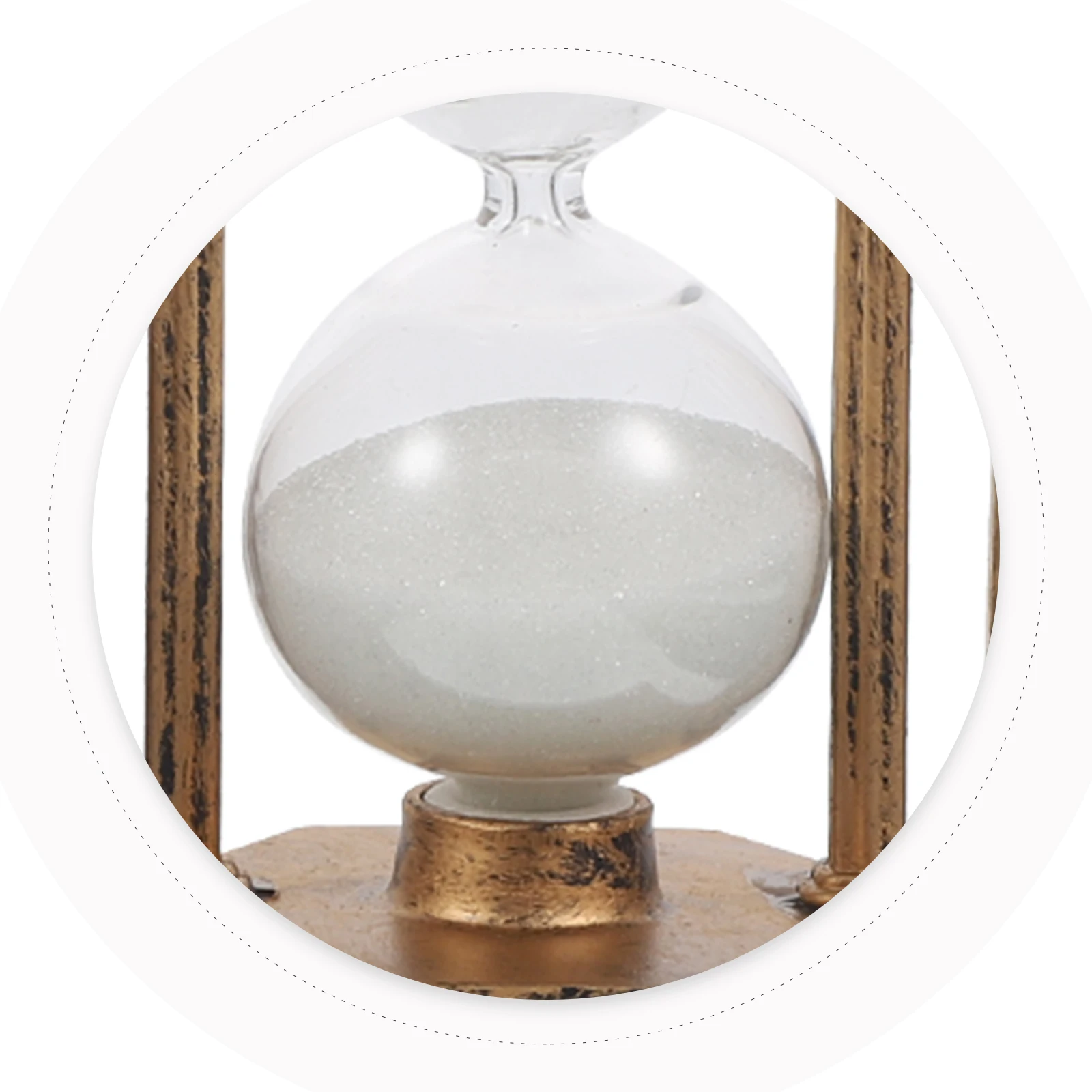 

1pc Ferris Wheel Sand Clock Adornment Wooden Retro Desktop Decor Hourglass Craft Ornament Vintage Home Room Scene Decor