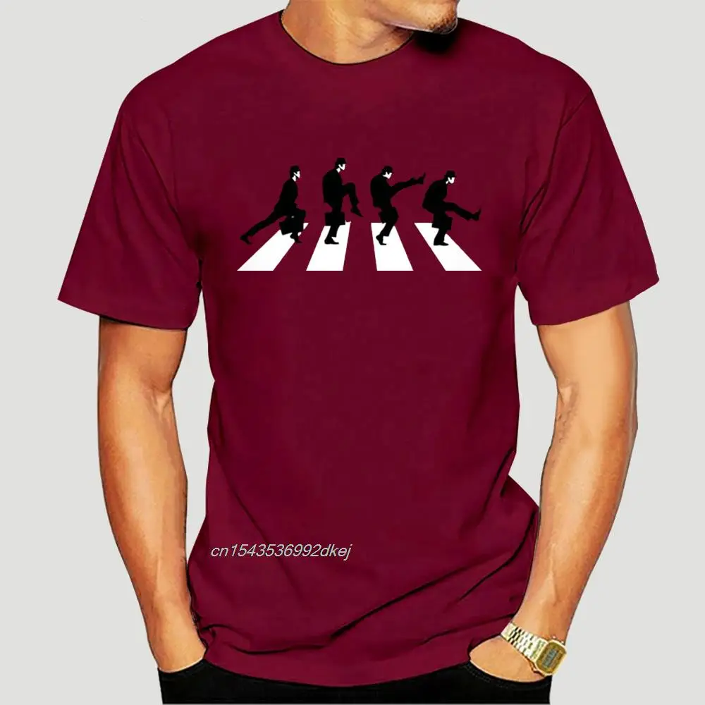 

Cotton Men T-Shirt Monty Python The Ministry Of Silly Walks T Shirt Printed Tshirt Mens Short Sleeve Casual Tops Tee 0415AF