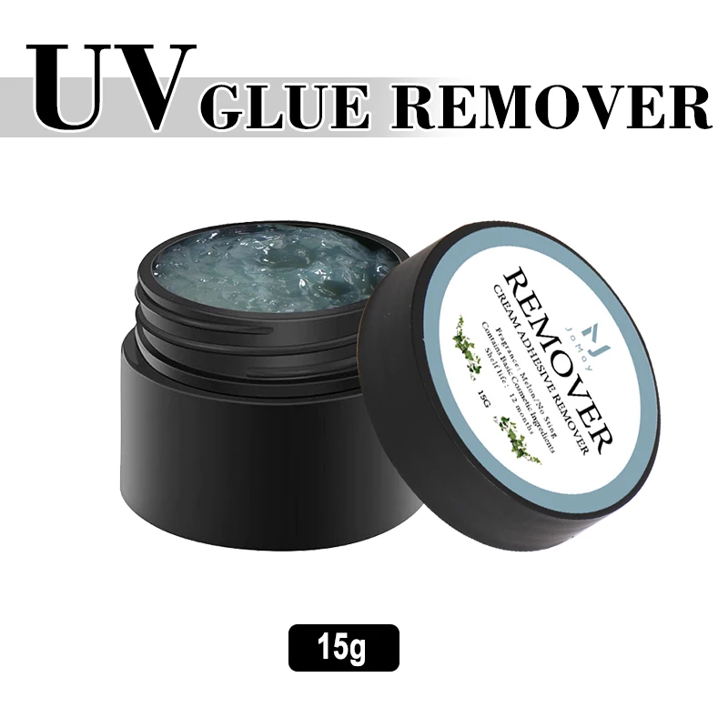 JOMAY 0,5 Sek. Wimpernverlängerungskleber Schwarz Schnell trocknender UV-Wimpernkleber Schwarzer Wimpernkleber Wimpernentferner für UV-Wimpernverlängerung