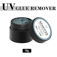 15g pegamento para pestañas extensiones de pestañas crema removedora de pegamento UV herramientas de maquillaje profesional crema removedora de pegamento para pestañas extensión de pestañas UV