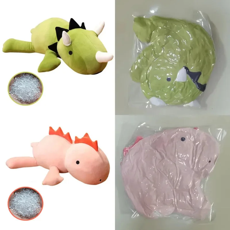 

Dinosaur DR Weighted Ornament Toy Triangle Dinosaur 3D PP Pink Green Pillow Animal Spandex Crystal Pillow Home Decoration New