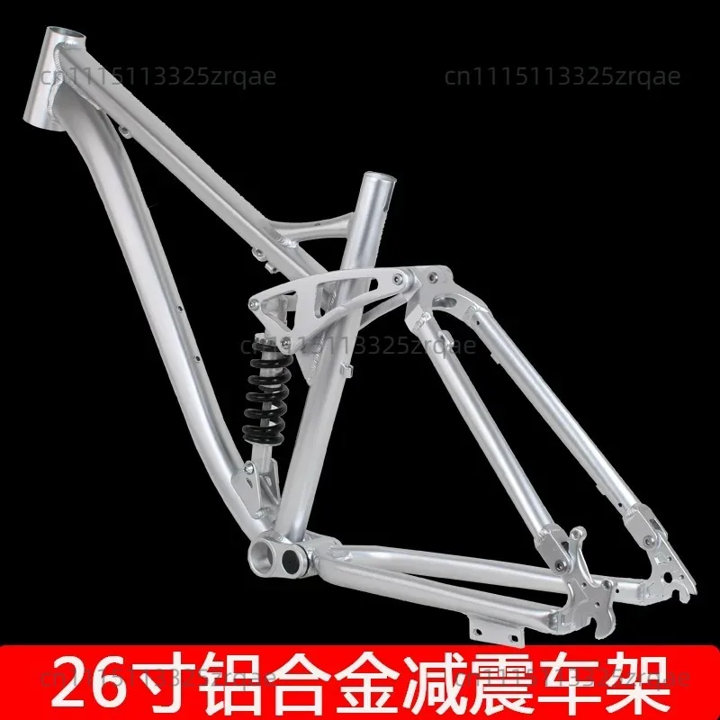 26 inch mountain bike aluminum alloy shock absorber frame four-link soft tail shock absorber frame disc brake model