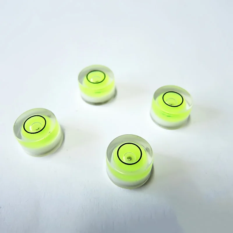 1pc Precision Circular Mini Spirit Level Set Meter Bubble Inclinometer Green Bullseye Cameras Horizontal Ruler Measure Tools