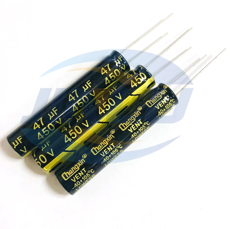 2PCS 450V82UF high frequency long service life high temperature resistance 105 degrees LCD strip capacitor 82UF 450v 13X50MM