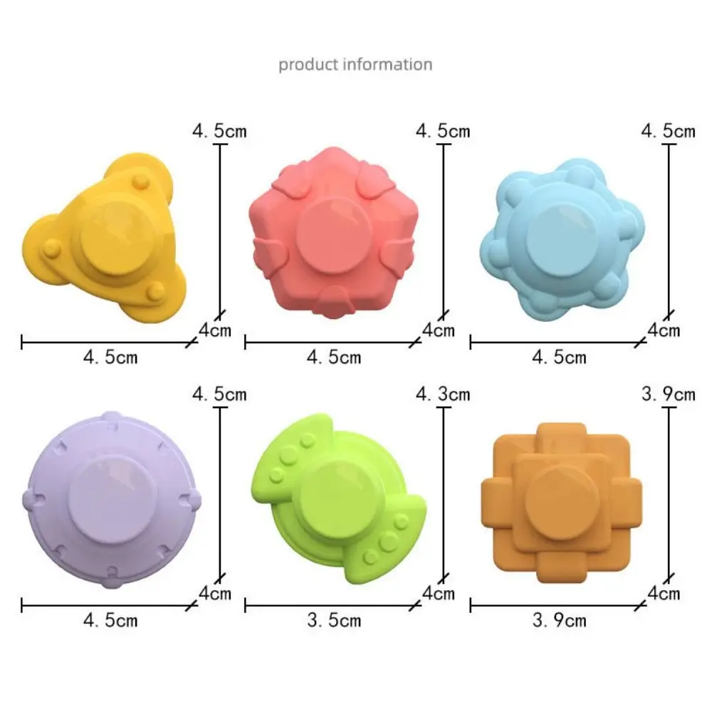 5 stili Baby Montessori Shape Sorter Cube Gioco di smistamento in plastica Arcobaleno Blocchi colorati Educazione precoce