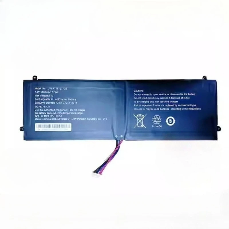New UTL4776127-2S 7.4V 5000mAh Laptop Battery For Smartbook 141 NV-4774126-2s UTL4776127-2S PC208PC209 Battery