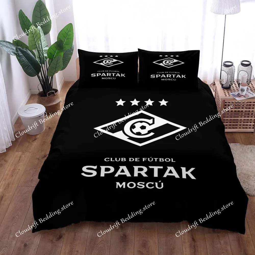 

Moscow Spartak Duvet Cover Set King Queen Double Twin Single Bed Linen Set King Queen Twin Size Boys Girls Adultse