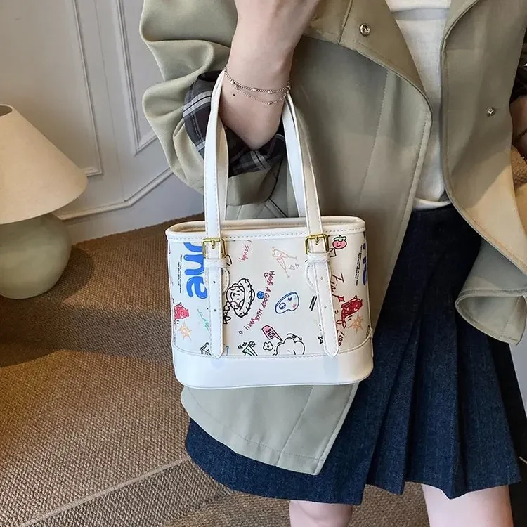 

235, лето 2022, новая сумка-ведро, сумка через плечо, модная универсальная сумка-тоут из нейлоновой ткани, сумка через плечо