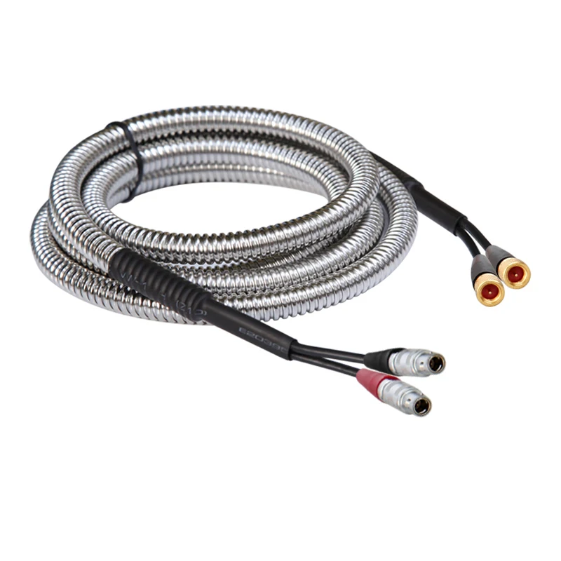 Ultrasonic Probes Cable for Connectors of LEMO-00 Dual Plug to LEMO-00 Dual Plug cables